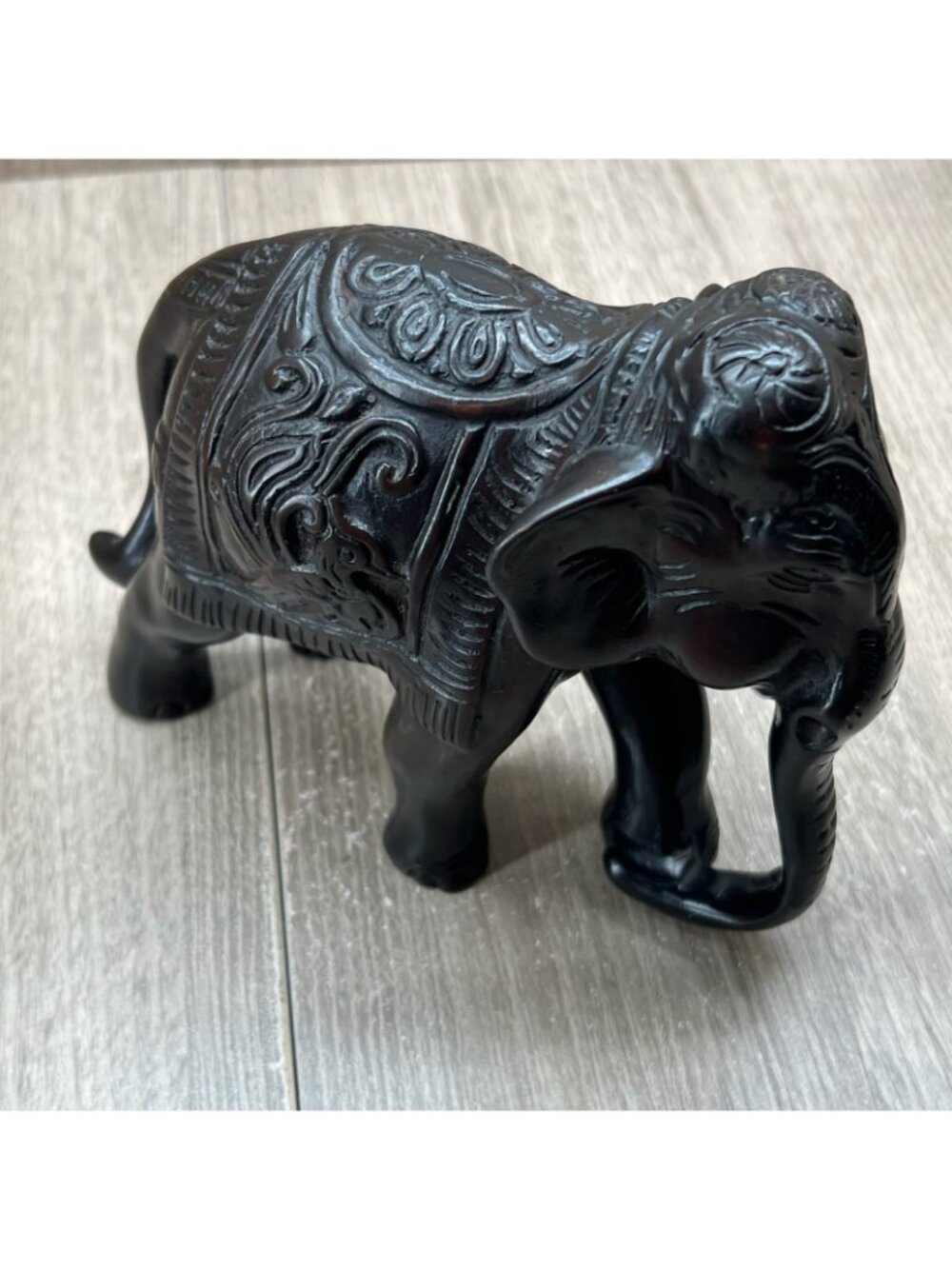 Elephant Figurine Statue Home Decor Lucky Charm Collectible - Picture 7 of 13
